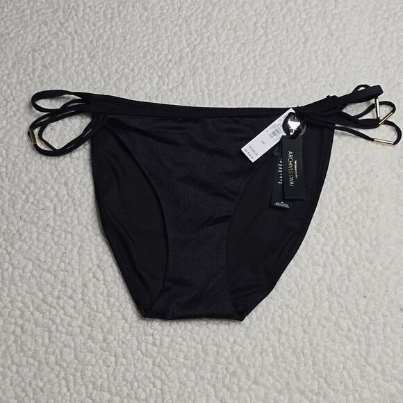 1202 NWT VS Archives Strappy Hardware String Bikini Bottom SZ Small - Picture 3 of 5